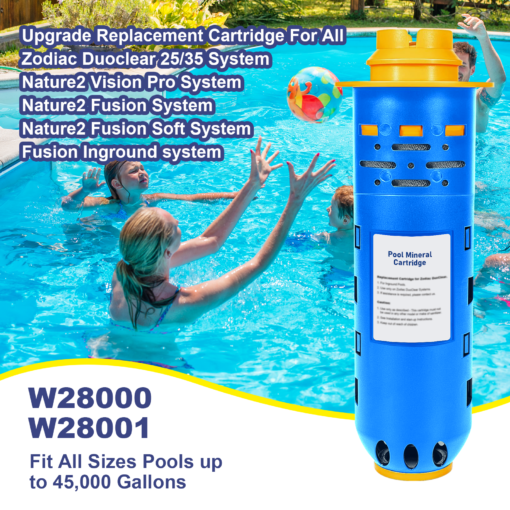 W28000 Pool Filter Cartridge - Blue and Yellow - Image 2