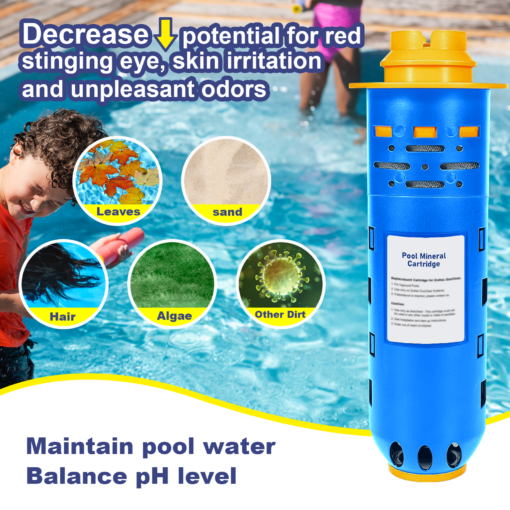 W28000 Pool Filter Cartridge - Blue and Yellow - Image 5